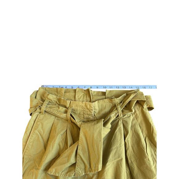 J.Crew Poplin Tie Waist Pants Women's Green Casual Basic Forest Gremlin Size 4 - Picture 9 of 11